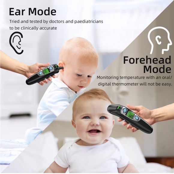 Thermometer for Adults and Kids, Promular Touch Free Forehead & Ear Thermometer - Picture 4 of 6